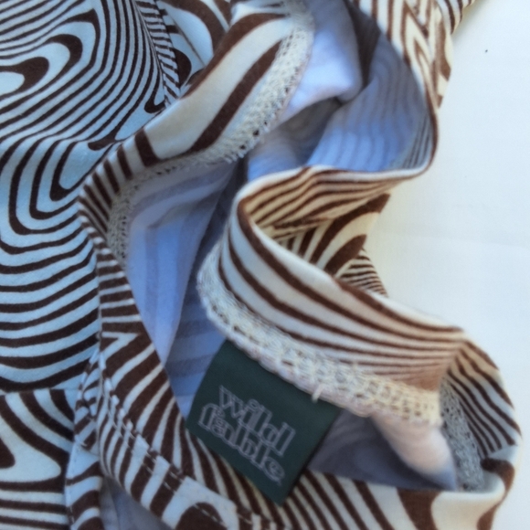 Wild Fable Swirl Optical Illusion Bodycom Dress M NEW - Picture 8 of 14